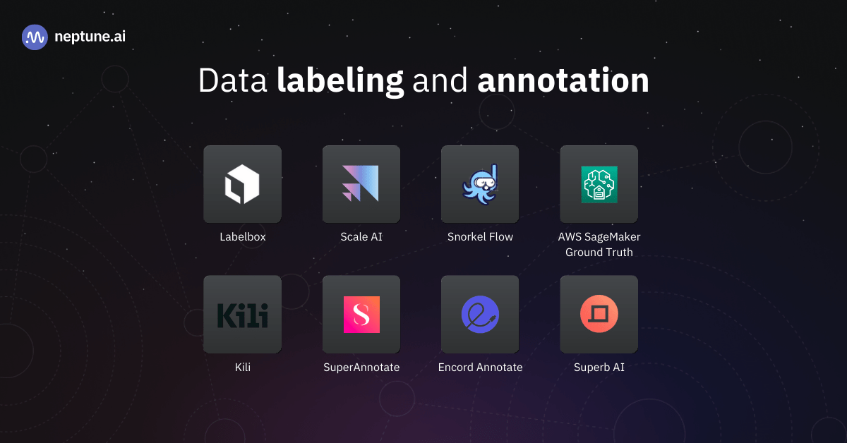 Some of the most popular data labeling and annotation MLOps tools in 2023